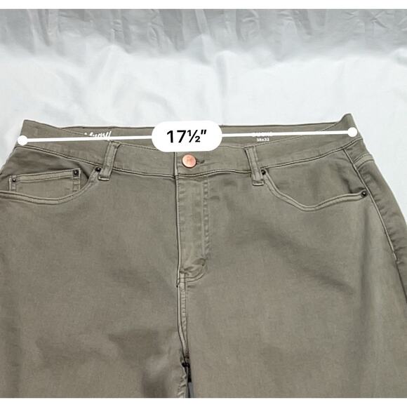 Mugsy Bucks Straight Leg Gray Jeans 38x32 Denim Wash Stretch Casual - Picture 1 of 10